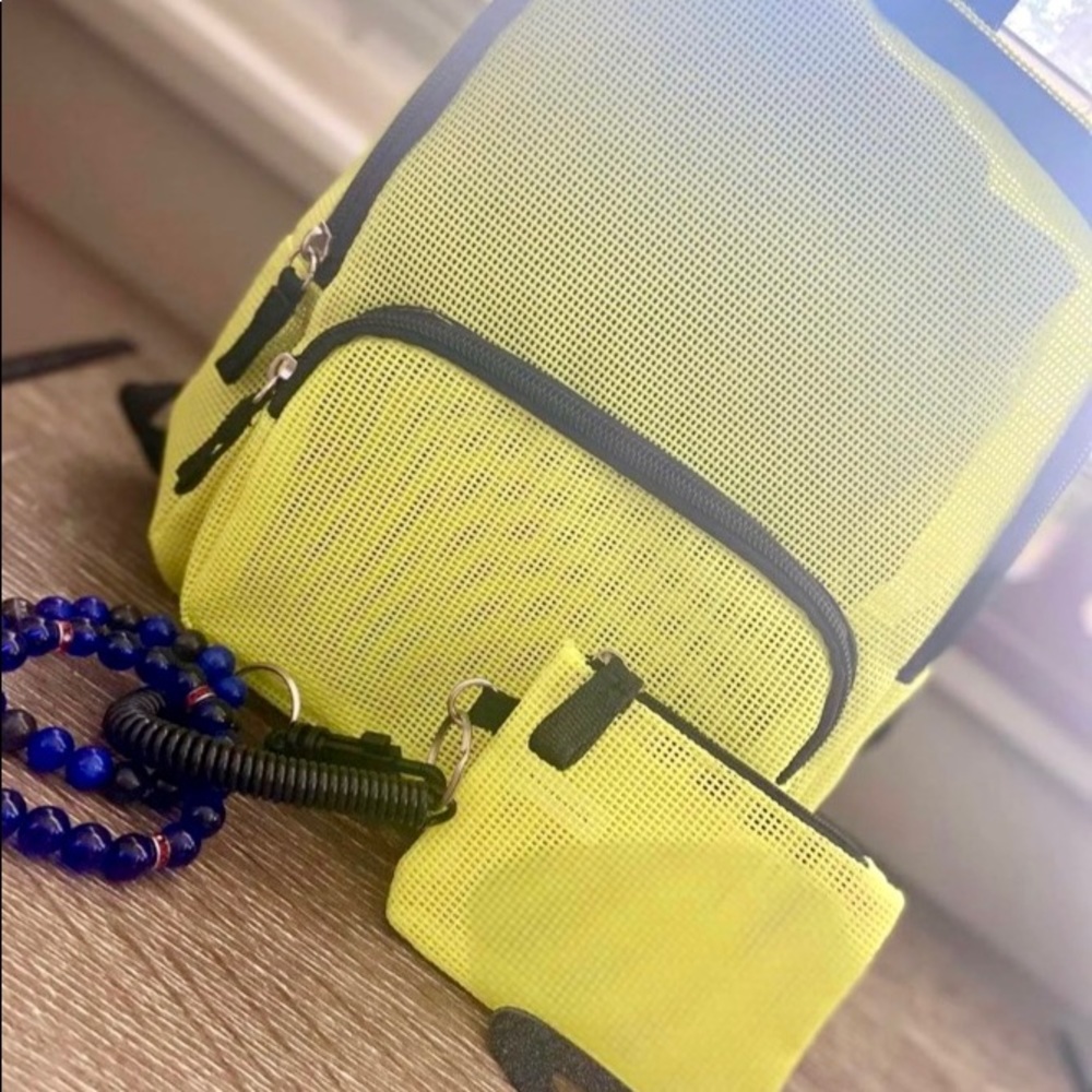 Backpack, Beaded Bracelets